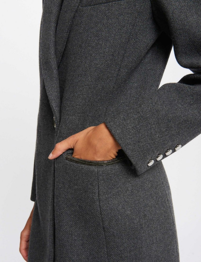 Morgan Coat GDAFNE GRIS ANTHRAC Morgan Coat GDAFNE GRIS ANTHRAC