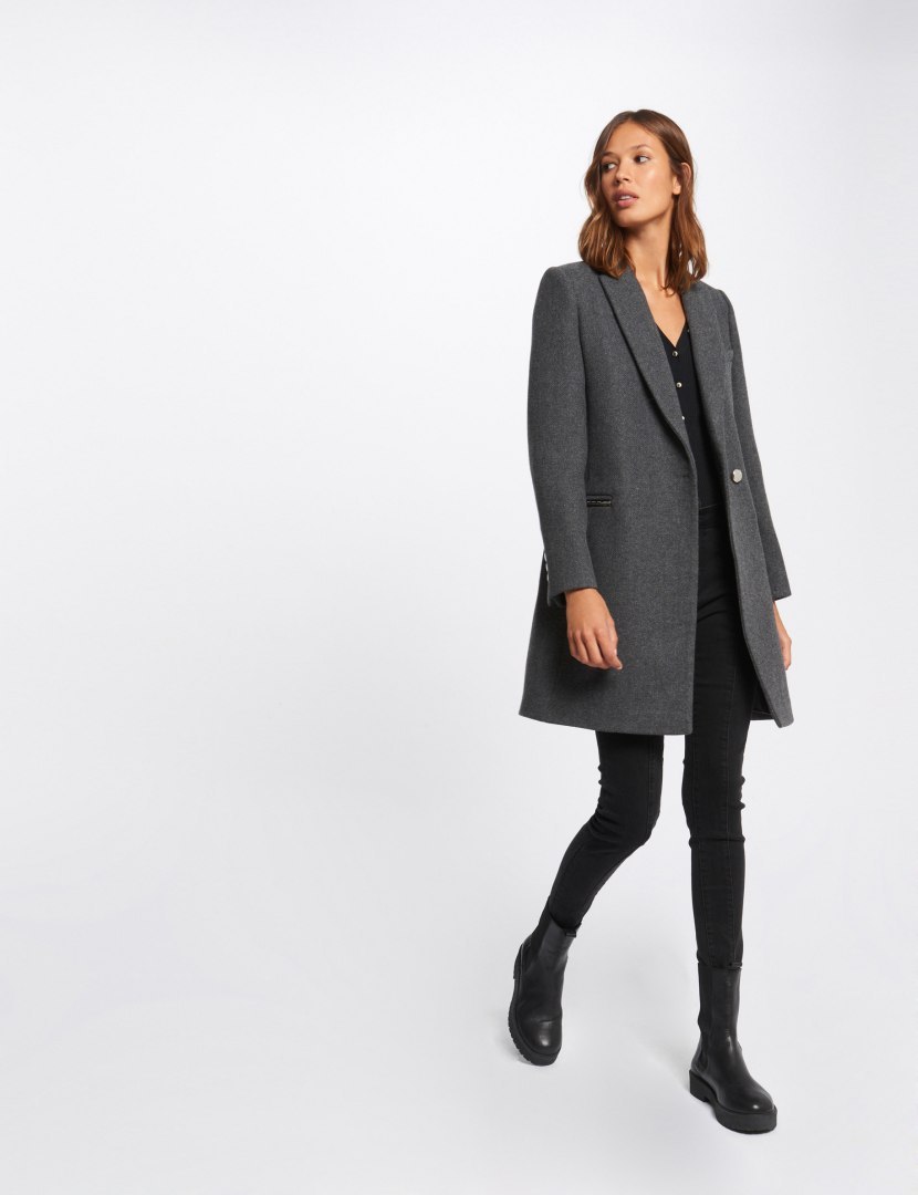 Morgan Coat GDAFNE GRIS ANTHRAC Morgan Coat GDAFNE GRIS ANTHRAC