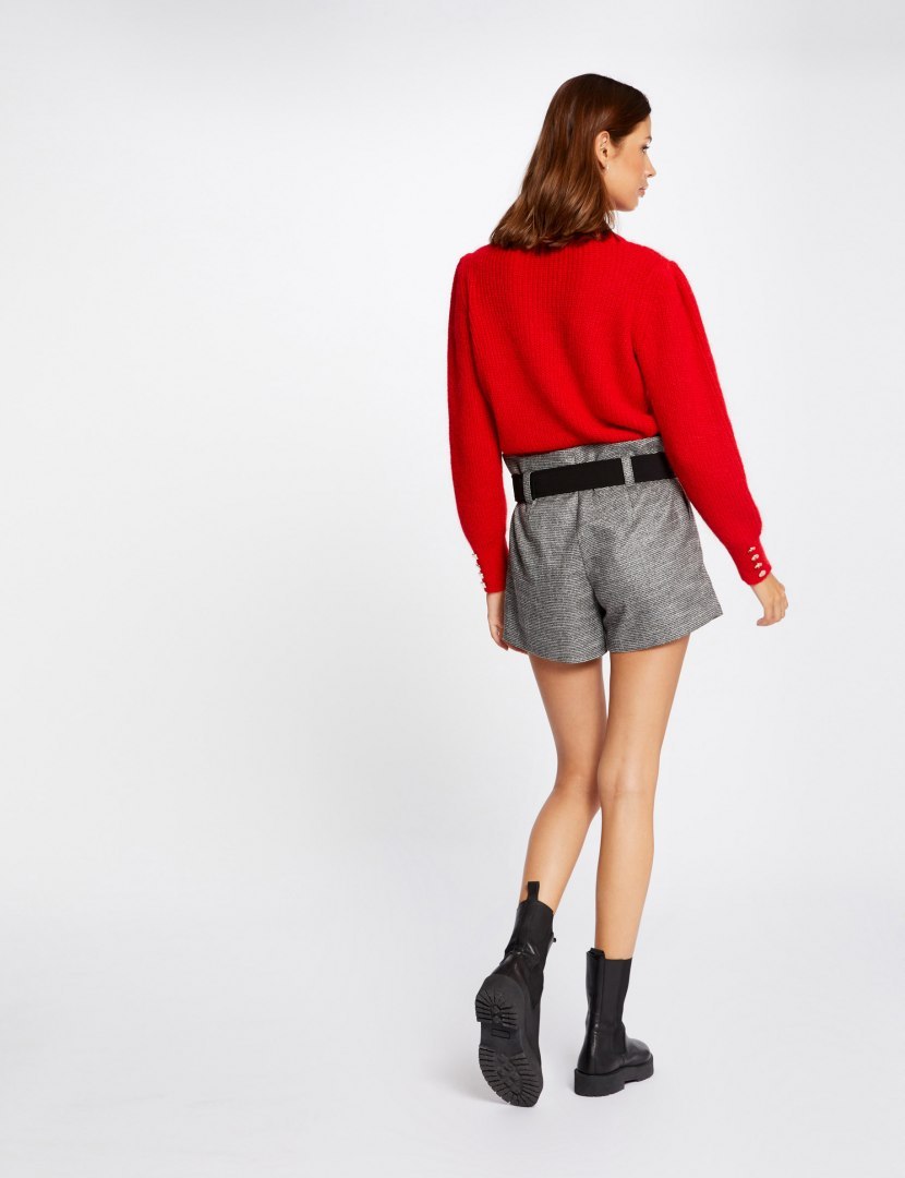 Morgan Sweater MCASSIS ROUGE VIF Morgan Sweater MCASSIS ROUGE VIF