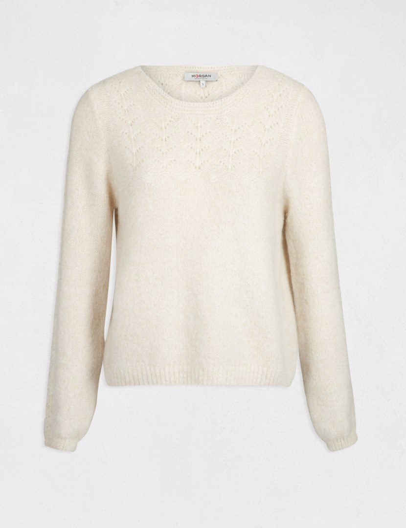 Morgan Sweater MPLUTO IVOIRE Morgan Sweater MPLUTO IVOIRE