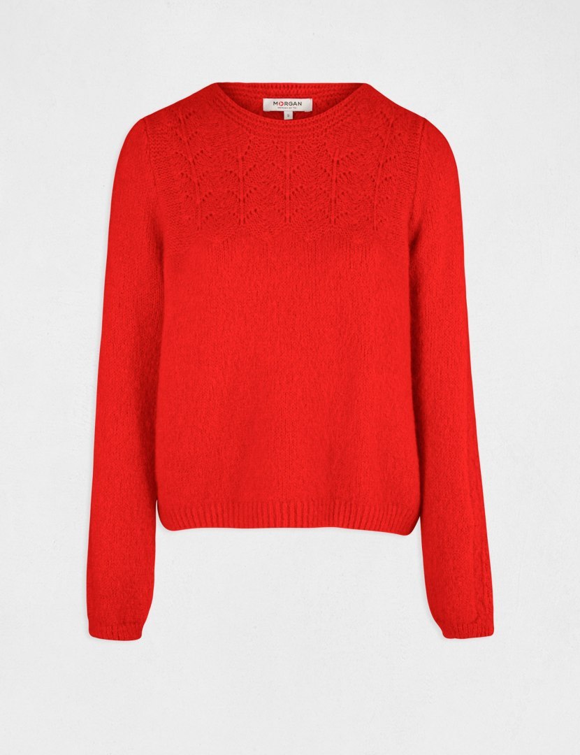 Morgan Sweater MPLUTO1 ROUGE VIF Morgan Sweater MPLUTO1 ROUGE VIF