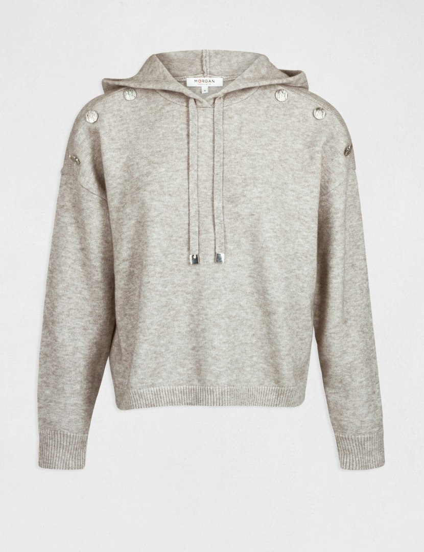Morgan Sweater MPRUNE GRIS CLAIR Morgan Sweater MPRUNE GRIS CLAIR