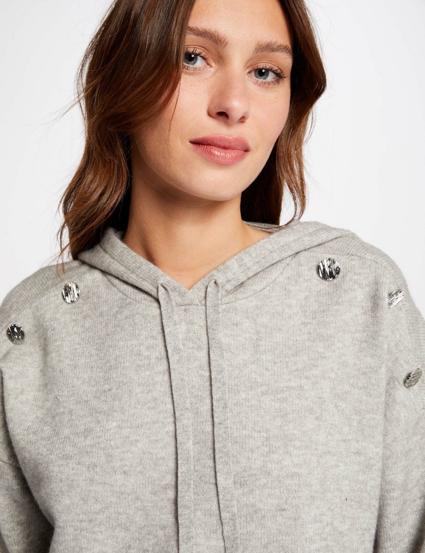 Morgan Sweater MPRUNE GRIS CLAIR Morgan Sweater MPRUNE GRIS CLAIR