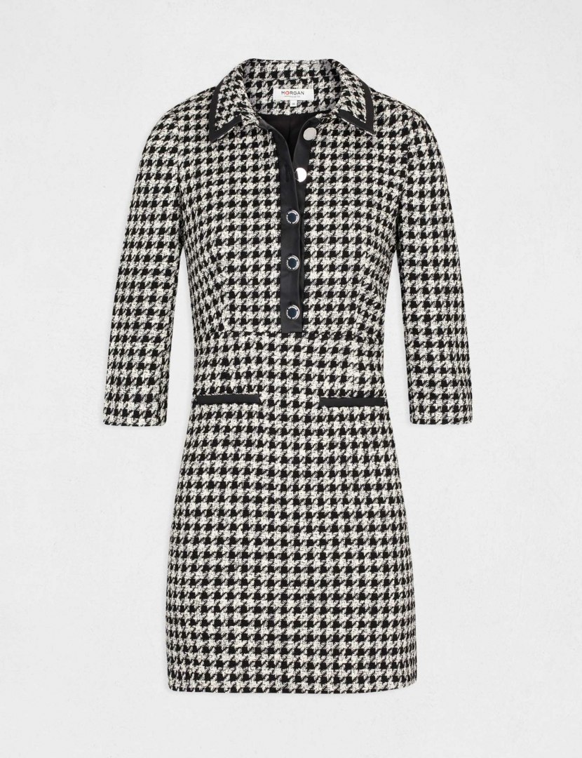 Morgan Dress ROZANA.F NOIR/BLANC Morgan Dress ROZANA.F NOIR/BLANC