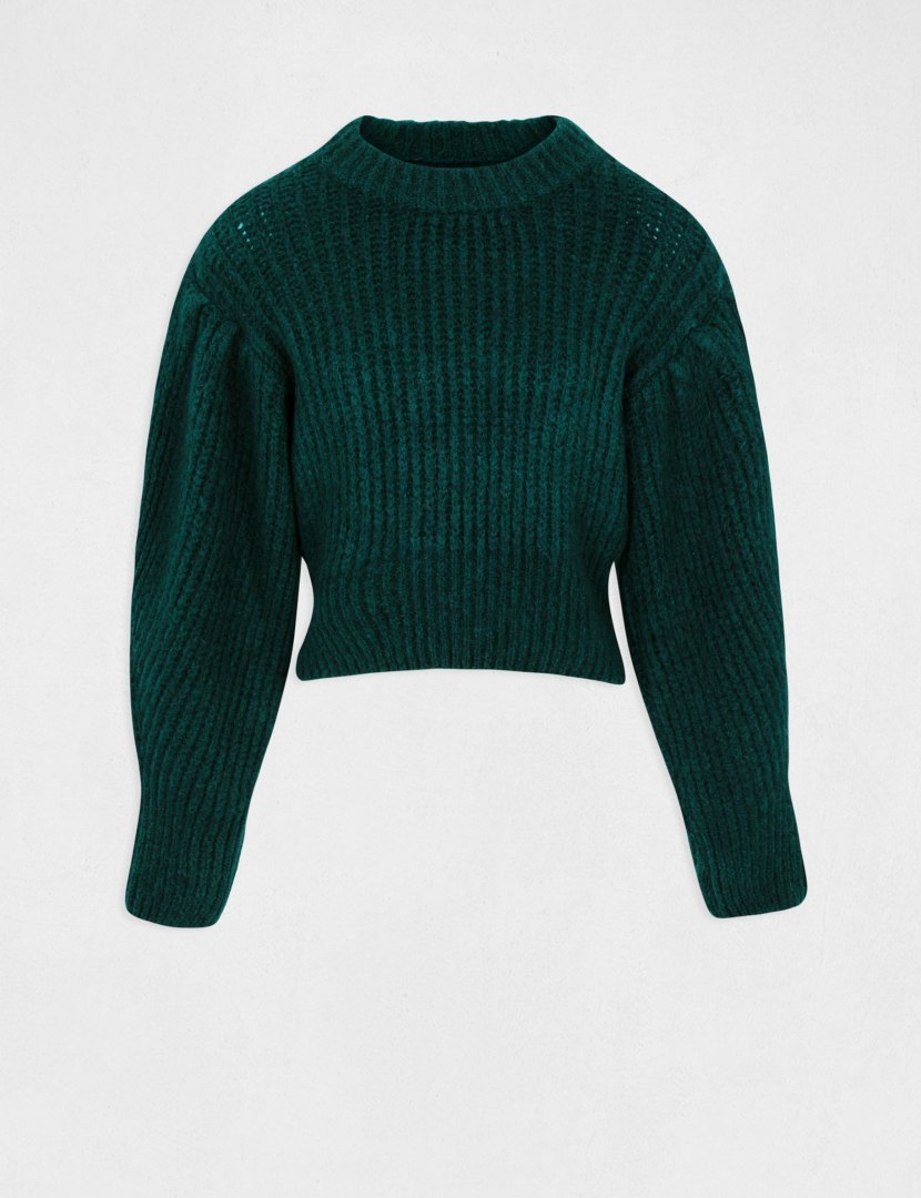 Morgan Sweater MJANZEN VERT SAPIN Morgan Sweater MJANZEN VERT SAPIN