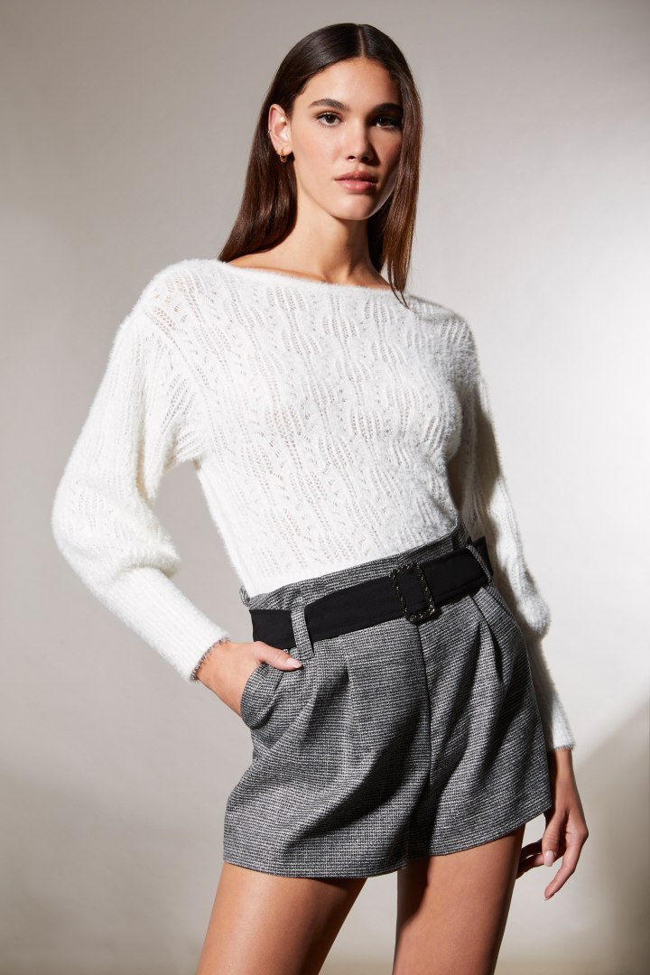Morgan Sweater MOHA OFF WHITE