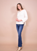 La Fee Maraboutee Sweater FB-PU-CELINE ECRU La Fee Maraboutee Sweater FB-PU-CELINE ECRU