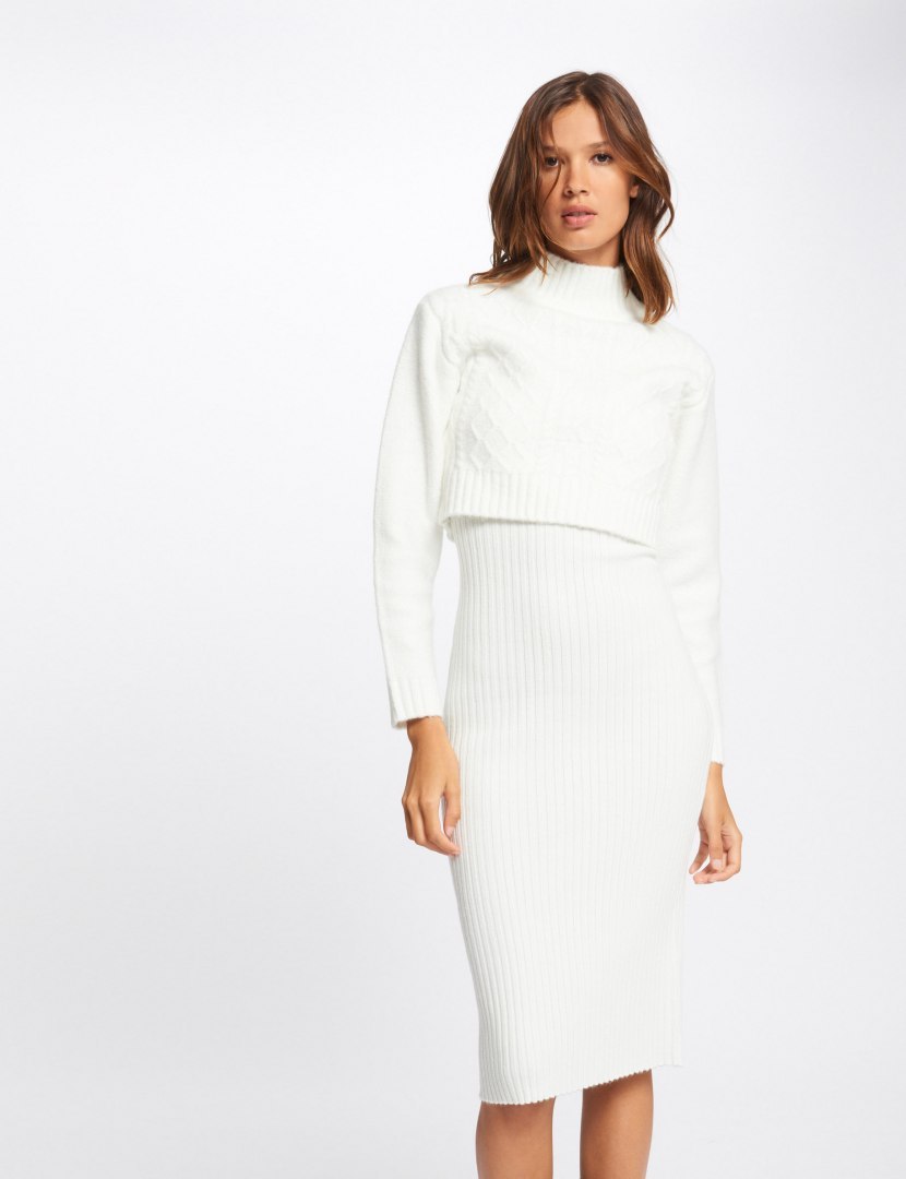 Morgan Dress RMDEUX OFF WHITE Morgan Dress RMDEUX OFF WHITE