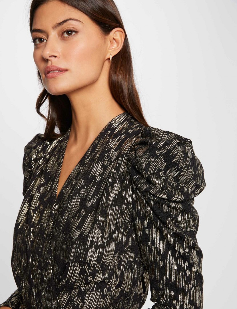 Morgan Dress RTINA.F NOIR/GOLD Morgan Dress RTINA.F NOIR/GOLD