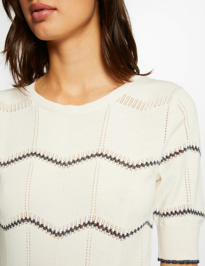 Morgan Sweater MPUCE IVOIRE/MARINE Morgan Sweater MPUCE IVOIRE/MARINE