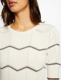 Morgan Sweater MPUCE IVOIRE/MARINE Morgan Sweater MPUCE IVOIRE/MARINE