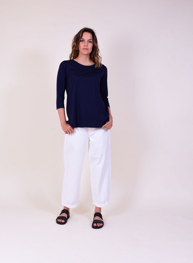 Humility Blouse HD-TS-RANKO MARINE Humility Blouse HD-TS-RANKO MARINE