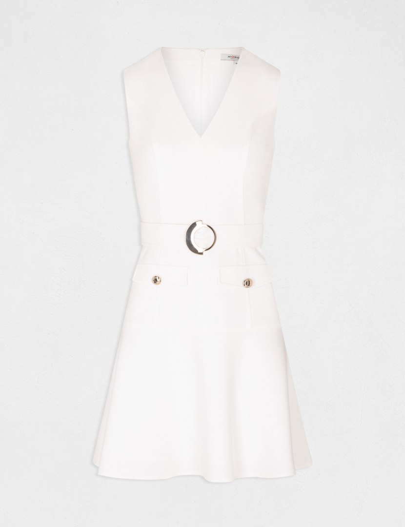 Morgan Dress ROSALIA OFF WHITE