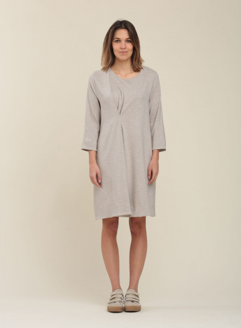 Humility Dress HE-RO-SOLENE ECRU