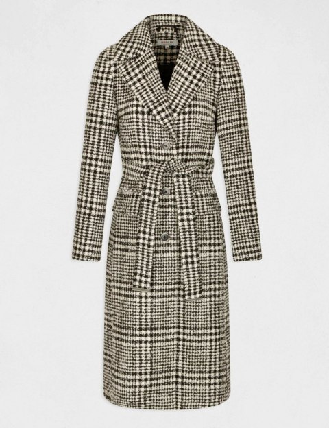 Morgan Coat GSET OFF WHITE/NOIR Morgan Coat GSET OFF WHITE/NOIR