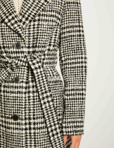 Morgan Coat GSET OFF WHITE/NOIR Morgan Coat GSET OFF WHITE/NOIR