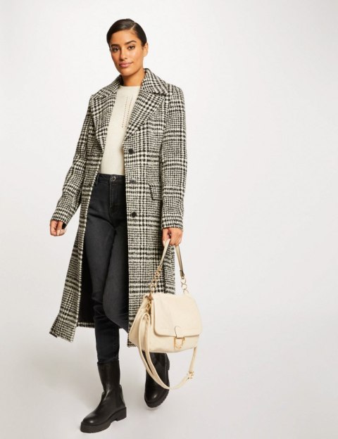 Morgan Coat GSET OFF WHITE/NOIR Morgan Coat GSET OFF WHITE/NOIR