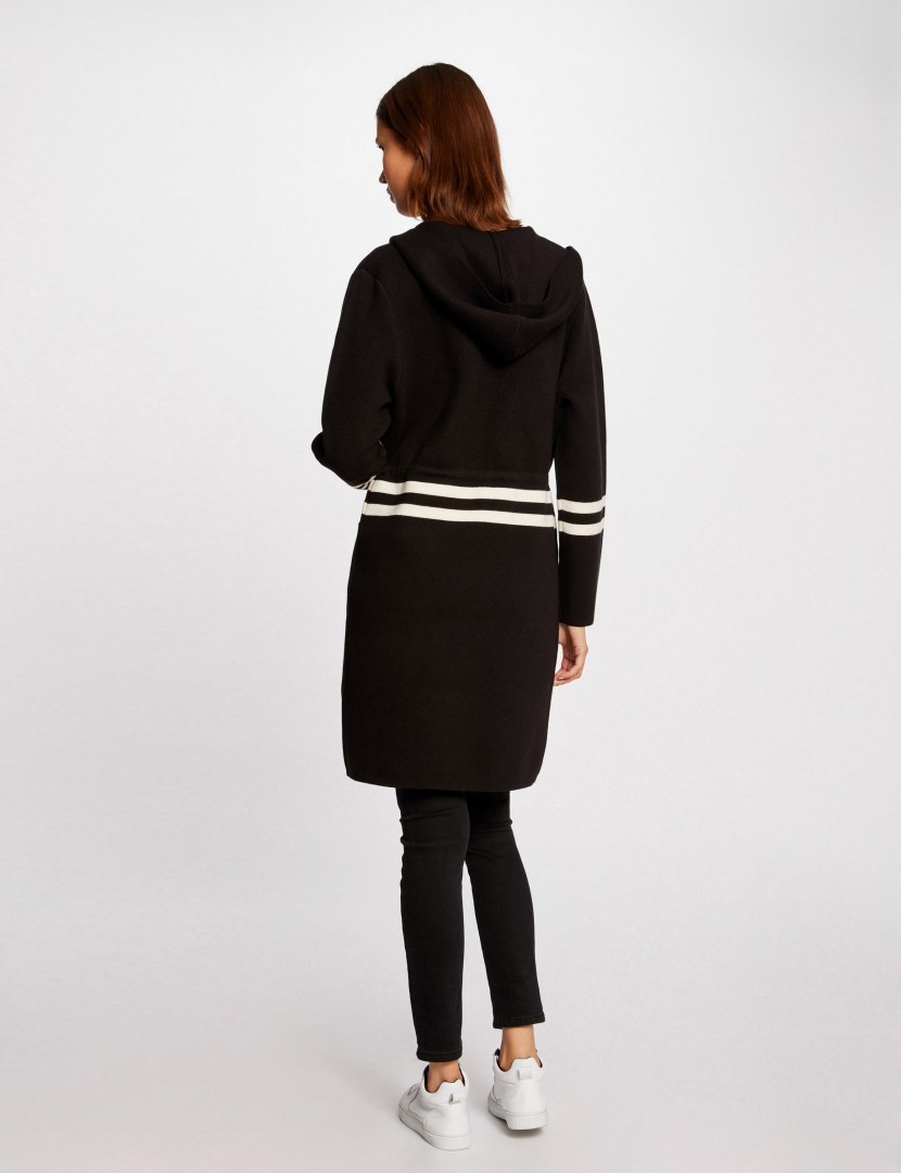 Morgan Sweater MCAPI NOIR/IVOIRE Morgan Sweater MCAPI NOIR/IVOIRE