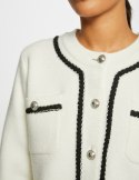 Morgan Sweater MGOYA OFF WHITE/NOIR Morgan Sweater MGOYA OFF WHITE/NOIR