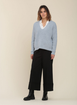 HUMILITY - SWEATER - HE-PU-STELLA BLEU CIEL
