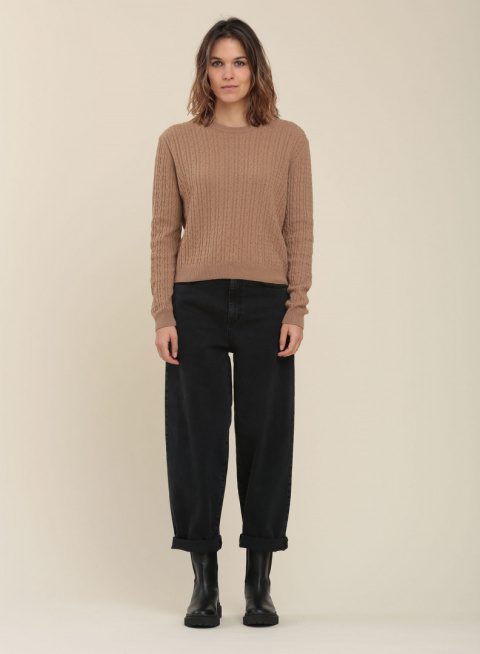 HUMILITY - SWEATER - HE-PU-SUSIE CAMEL HUMILITY - SWEATER - HE-PU-SUSIE CAMEL