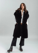 Lauren Vidal Coat LVMH1129 NOIR Lauren Vidal Coat LVMH1129 NOIR