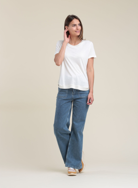 La Fee Maraboutee Blouse FF-TS-SOLANUM-V ECRU La Fee Maraboutee Blouse FF-TS-SOLANUM-V ECRU