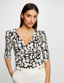 Morgan Blouse TLOLA OFF WHITE/NOIR Morgan Blouse TLOLA OFF WHITE/NOIR