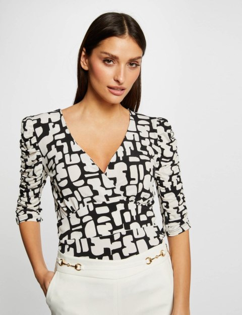 Morgan Blouse TLOLA OFF WHITE/NOIR Morgan Blouse TLOLA OFF WHITE/NOIR