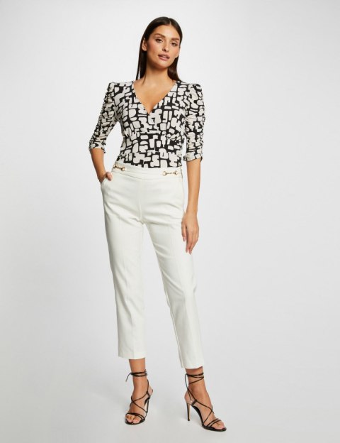 Morgan Blouse TLOLA OFF WHITE/NOIR Morgan Blouse TLOLA OFF WHITE/NOIR