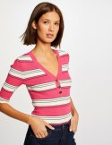 Morgan Sweater MINO FUCHSIA/IVOIRE Morgan Sweater MINO FUCHSIA/IVOIRE