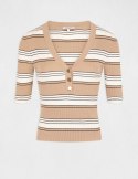 Morgan Sweater MINO IVOIRE/CAMEL Morgan Sweater MINO IVOIRE/CAMEL