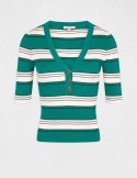 Morgan Sweater MINO VERTVEGE/IVOIR Morgan Sweater MINO VERTVEGE/IVOIR