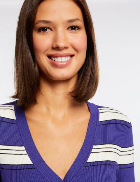 Morgan Sweater MINOU IRIS/IVOIRE Morgan Sweater MINOU IRIS/IVOIRE