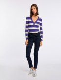 Morgan Sweater MINOU IRIS/IVOIRE Morgan Sweater MINOU IRIS/IVOIRE