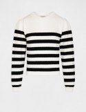Morgan Sweater MJELY NOIR/OFF WHITE Morgan Sweater MJELY NOIR/OFF WHITE