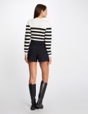 Morgan Sweater MJELY NOIR/OFF WHITE Morgan Sweater MJELY NOIR/OFF WHITE