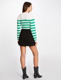 Morgan Sweater MJELY VERT VEGE/OFF WHITE