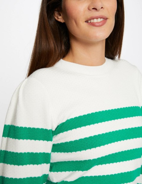 Morgan Sweater MJELY VERT VEGE/OFF WHITE Morgan Sweater MJELY VERT VEGE/OFF WHITE