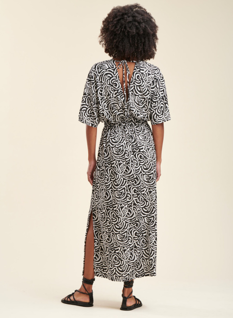 La Fee Maraboutee Dress FF-RO-SAFOU-C NOIR/BLA La Fee Maraboutee Dress FF-RO-SAFOU-C NOIR/BLA