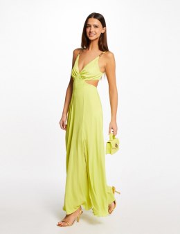 Morgan Dress RIKA VERT ACIDE