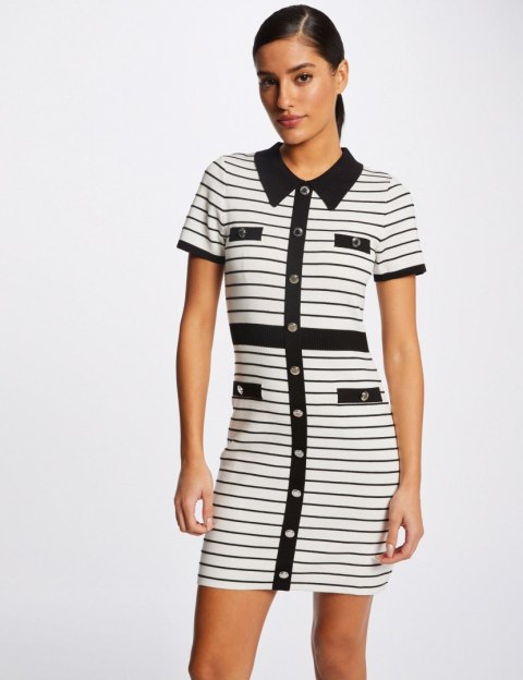 Morgan Dress RMLYA OFF WHITE/NOIR Morgan Dress RMLYA OFF WHITE/NOIR