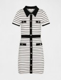 Morgan Dress RMLYA OFF WHITE/NOIR Morgan Dress RMLYA OFF WHITE/NOIR
