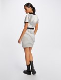 Morgan Dress RMLYA OFF WHITE/NOIR Morgan Dress RMLYA OFF WHITE/NOIR