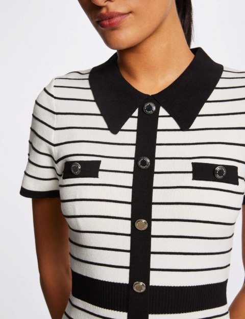 Morgan Dress RMLYA OFF WHITE/NOIR Morgan Dress RMLYA OFF WHITE/NOIR