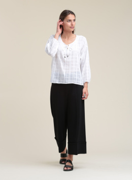 Humility Blouse HF-TO-TUCAN BLANC