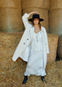 Lauren Vidal Coat LVMH2632 ECRU Lauren Vidal Coat LVMH2632 ECRU