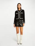 Morgan Sweter MGOYA NOIR/OFF WHITE