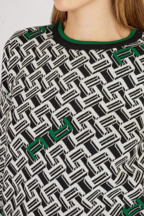 Artigli Sweater AM37007 NERO/VERDE Artigli Sweater AM37007 NERO/VERDE