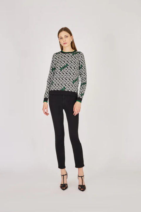 Artigli Sweater AM37007 NERO/VERDE Artigli Sweater AM37007 NERO/VERDE